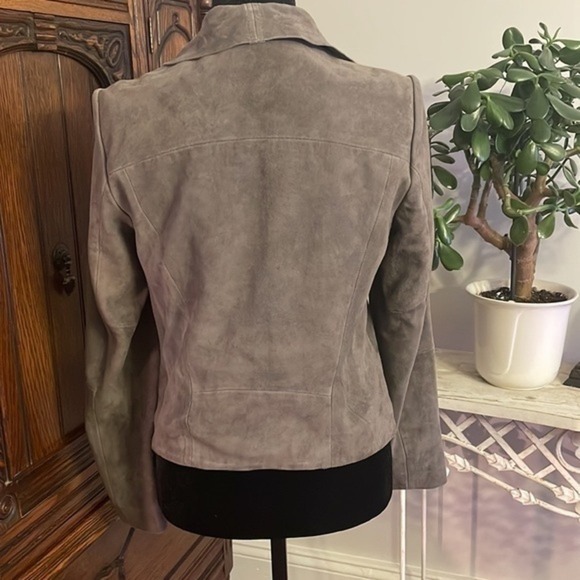 Superdry Suede Cascade Gray Suede Women's Size S Lightweight Retro - Picture 7 of 16